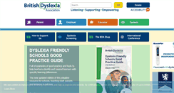 Desktop Screenshot of bdadyslexia.org.uk